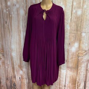 Old Navy Plus Size‎ Long Sleeve Pintucked Shift Dress